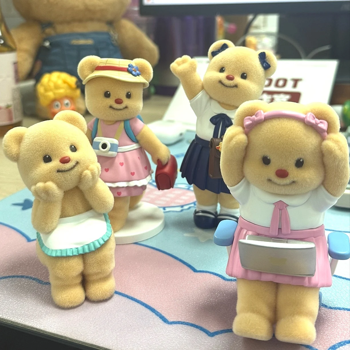 

Новый оригинальный Plzdot Butter Bear, красочная жизнь, слепая коробка, кукла, милое модное игровое украшение для рабочего стола, подарок на день рождения, загадочная коробка, подарки