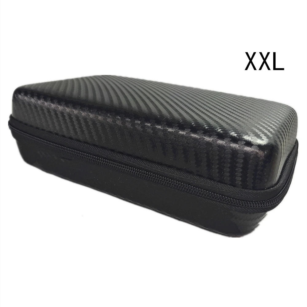 حقيبة رقمية متعددة أداة حقيبة سوداء لحقيبة سماعة الرأس حقيبة مضادة للصدمات إيفا صندوق حافظة سماعة أكياس تخزين الملمس من ألياف الكربون