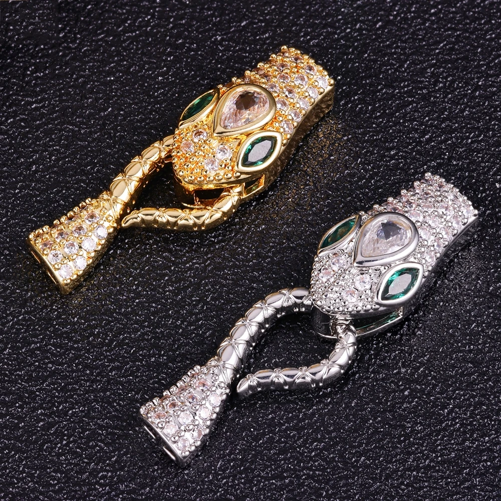 Juya-Fermoirs à crochet de fixation plaqué or 18 carats et argent, connecteur de salle, accessoires de bricolage, perles de pierres précieuses grossières, perles de bijoux exécutifs