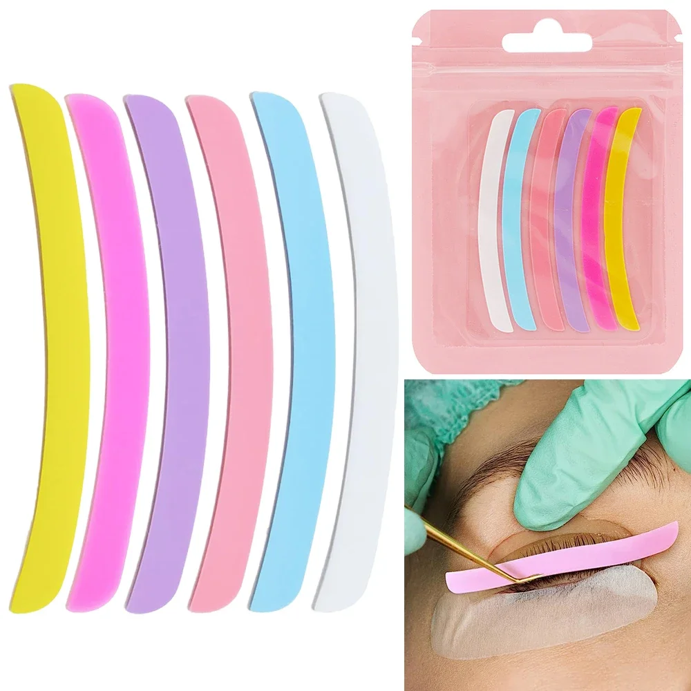 

3Pairs Lashlift Curl Pads Covers Tool Silicone Tape Eyelash Lift Rods Shields Lifting Lashes Curlers Roller Stripes Makeup Tools