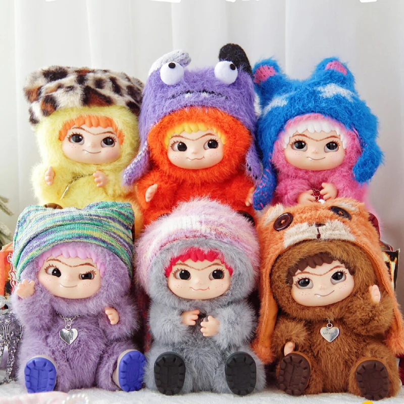 

Wakuku Fuzzy In Fashion Fun Party Box Blind Cute Wakuku Figure Action Box Mystery Cute Doll Bag Pendant Surprise Gift Bag Toy