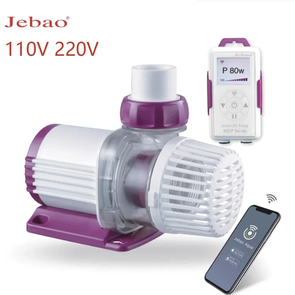 Jebao/Jecod MDP-serie WiFi App-bediening Smart DC Aquarium Fish Tank Circulatie-retourpomp met LCD-displaycontroller - afbeelding 2