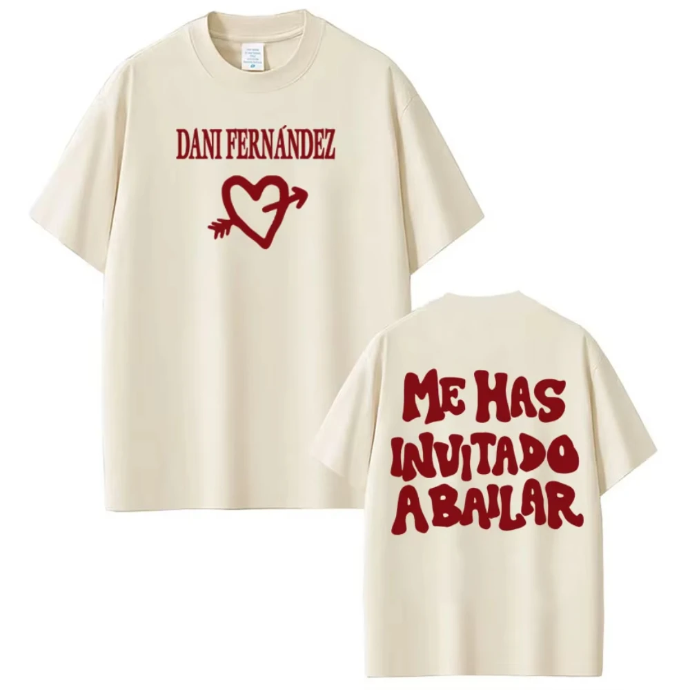 Rapper Dani Fernandez Fashion Graphics Tees Men's Women High-quality T-shirts Summer Cotton Casual Oversized T-shirts Fan Gifts