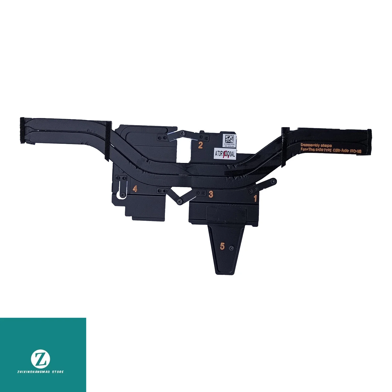 

ДЛЯ DELL Precision 5470 M5470 QN20P охлаждающий вентилятор для ноутбука, радиатор 0X8W2M 03FCRK 05CPMD