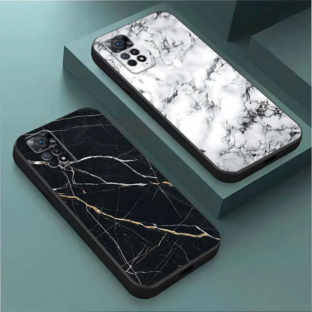 Marble Luxury Phone Case for Xiaomi Redmi Note 13 Pro 11 Pro 9T 10 9 8 7 12 11S 9S 8T 10S 12S 13 Pro 10 Lite 11 TPU Soft Cover