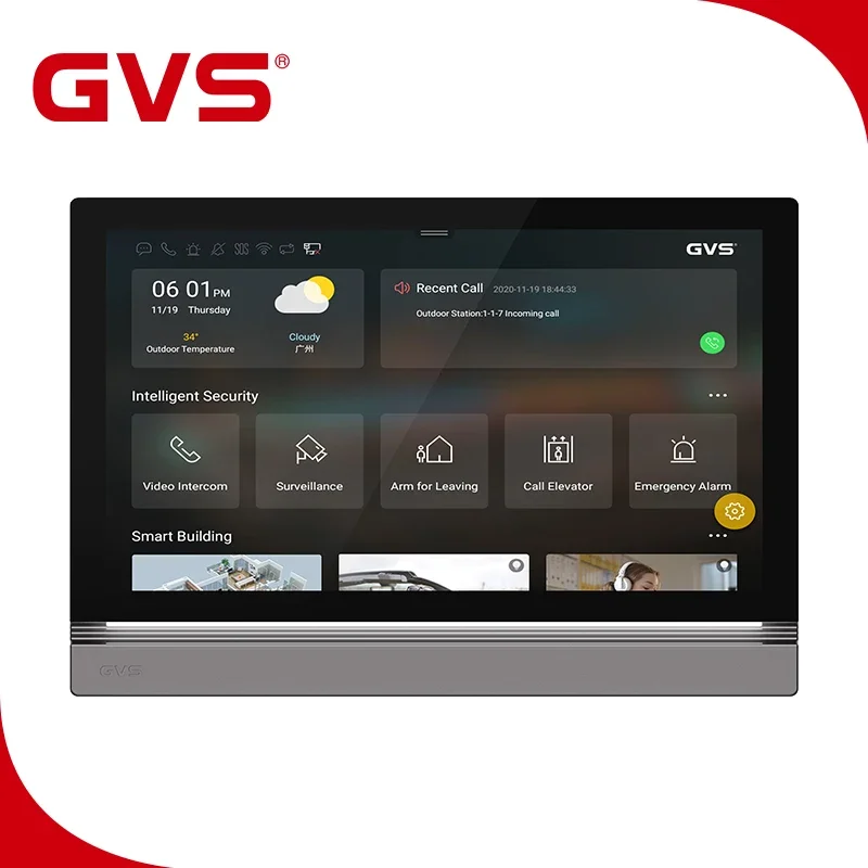 

KNX Touch Panel Support Full Functions of KNX Smart Home System and Video Intercom Access Control System