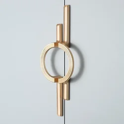 Chinese Style Wardrobe Handle Furniture Closet Handle Cupboard Pull Drawer High-end Circular Long Handle Toolbox Hardware
