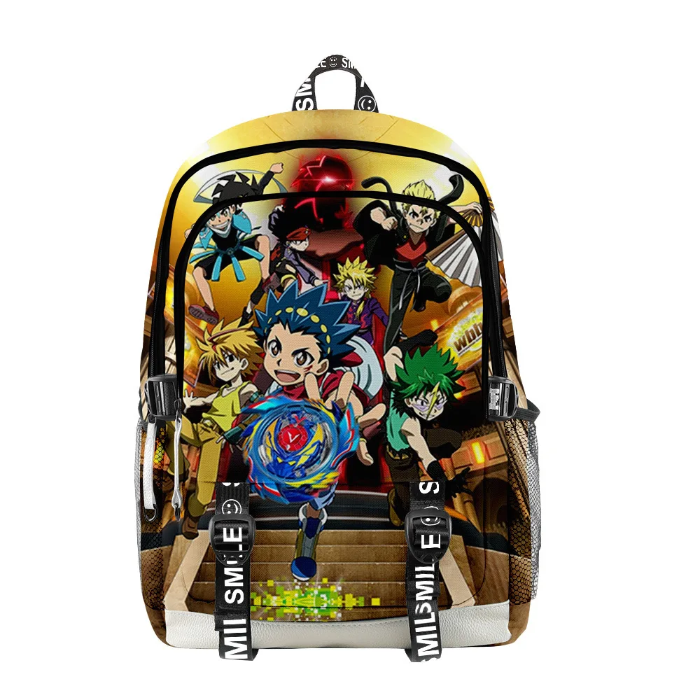 Trendy Popular Beyblade Burst Evolution School Bags Unisex 3D Print Oxford Waterproof Notebook multifunction Travel Backpacks