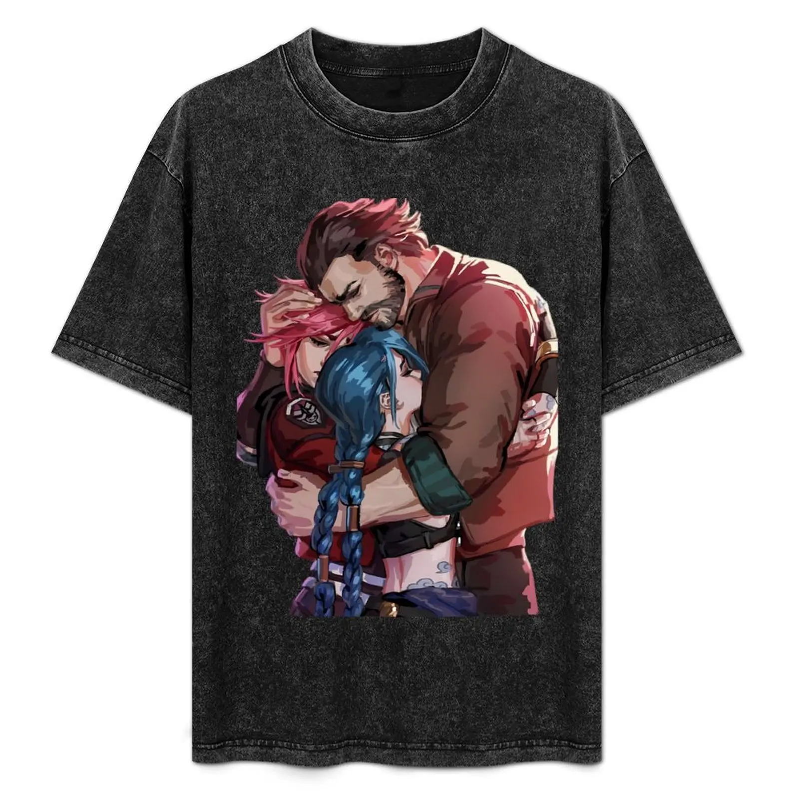 

Jinx Vi Arcane T-Shirt plus size clothes Louboutins cotton man t-shirts graphic tee shirt men graphic t shirts