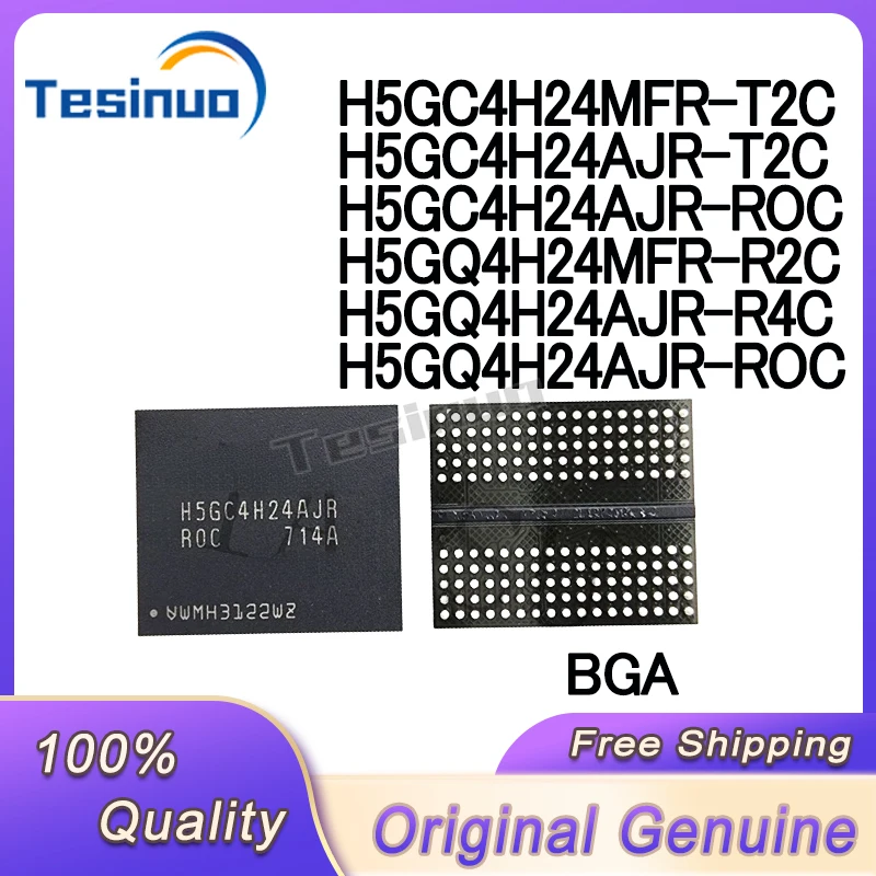 1/PCS New H5GC4H24MFR-T2C H5GC4H24AJR-T2C H5GC4H24AJR-ROC H5GQ4H24MFR-R2C H5GQ4H24AJR-R4C H5GQ4H24AJR-ROC -R0C  chip In Stock