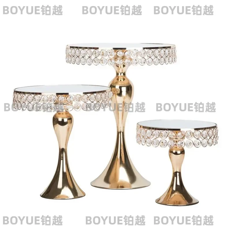Metal Wedding Cupcake Stand European Mermaid Dessert Display Rack Fruit Plate Holder Party Table Decoration Tray