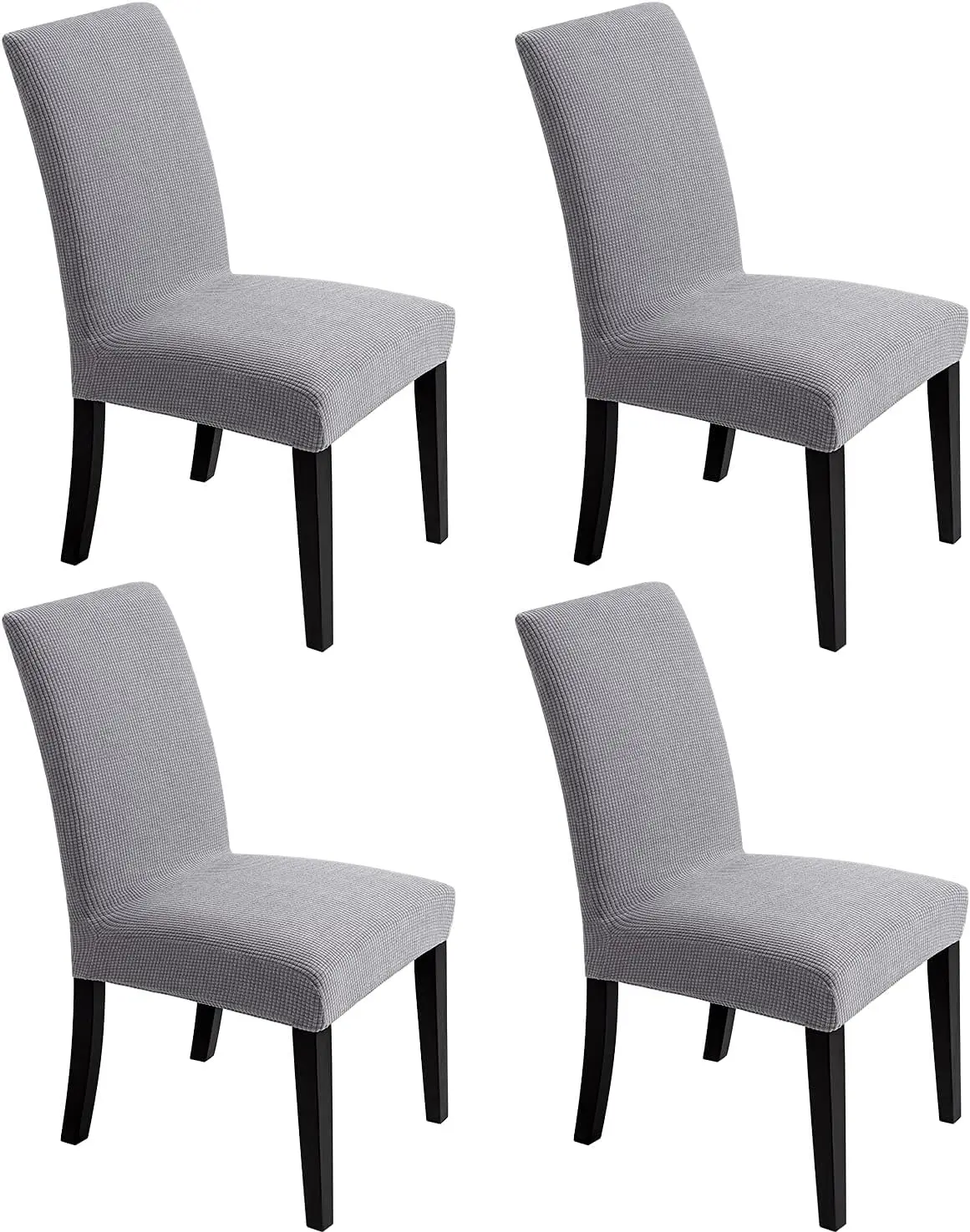 

Chair Covers For Dining Room - Stretch Chair Slipcovers For Decorative Seat Protector Arml Removable Washable Elastic Dinner