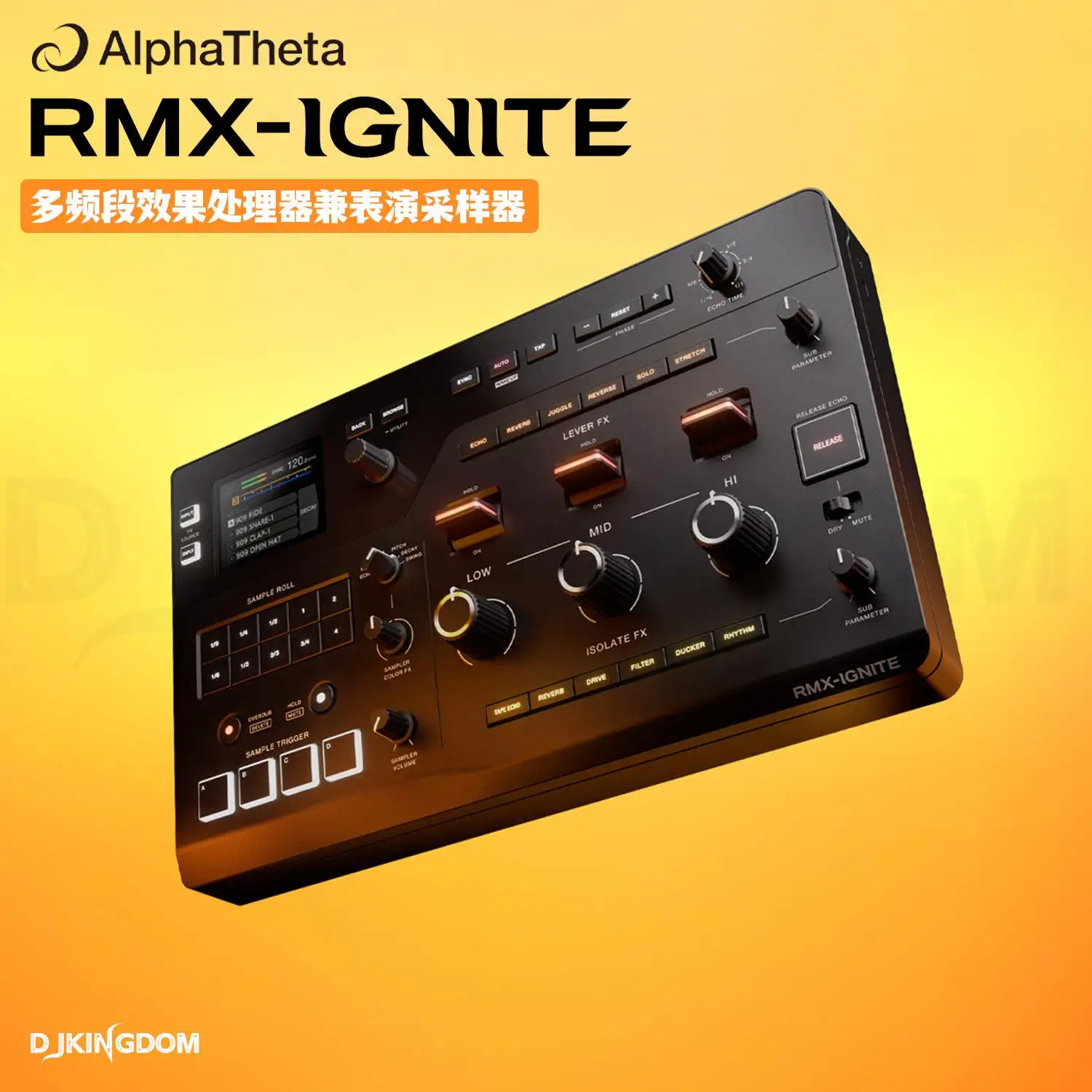 AlphaTheta Pioneer RMX-IGNITE DJ Multiband Effects Processor and Performance Sampler