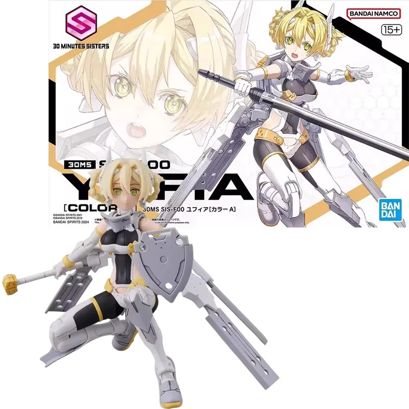 

BANDAI Original ANIME 30MS 1/144 30MS SIS F00 YUFIA [COLOR A] Assembly Plastic Model Action Toys Figures Gifts