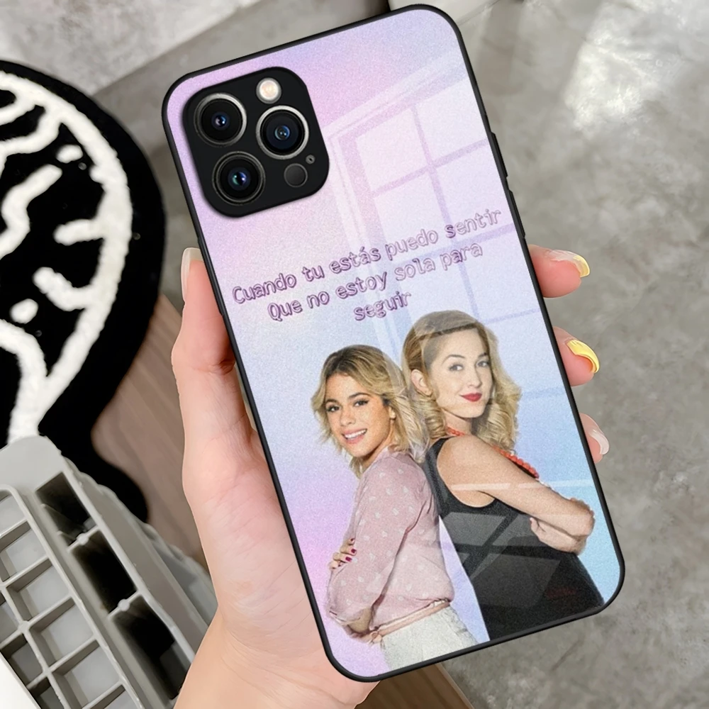 Violetta tv show cell Phone Case for iPhone 15 Pro 14 13 12 11 Mini X XS XR Max 6 8 Plus SE 2020 Glass Design Cove