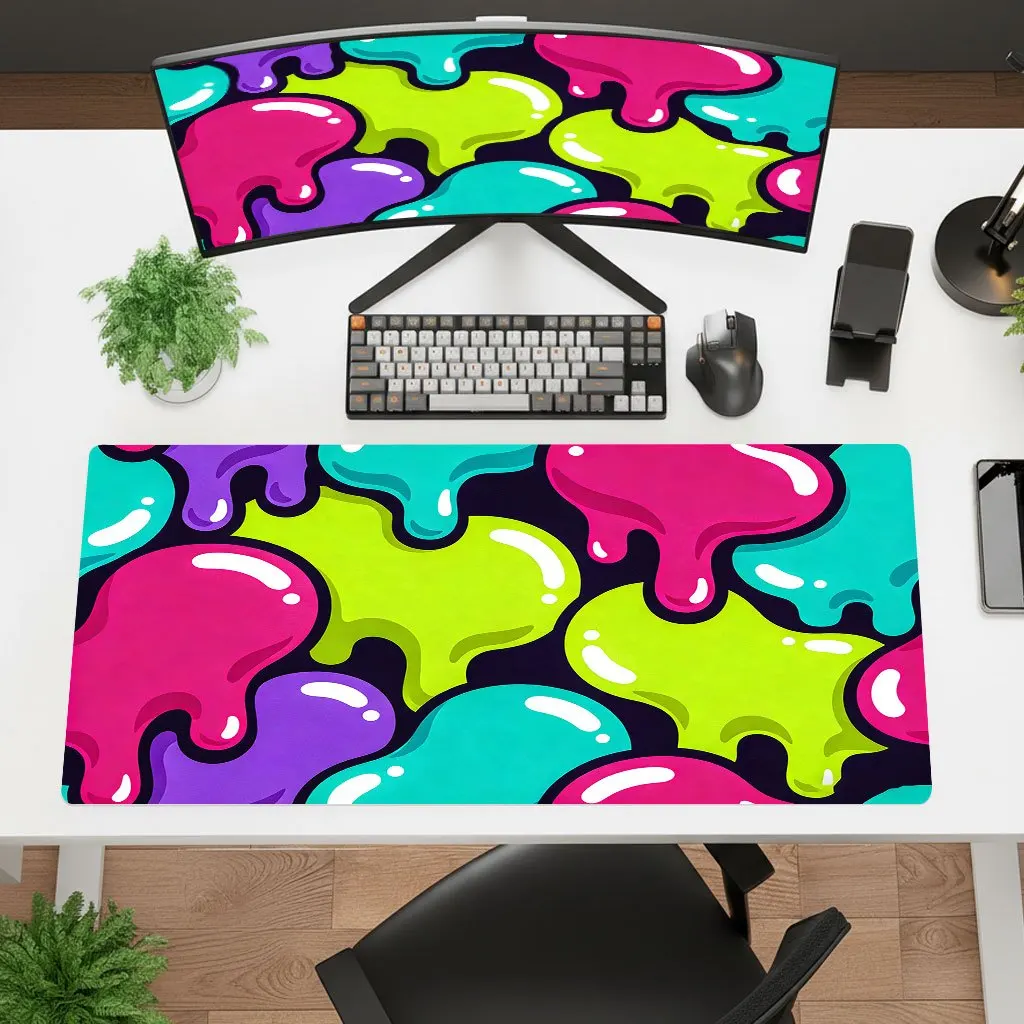 Brand Wrist Rest Iron Art Mouse Pad Ultra HD Liquid Abstract Thick Multifunctional Office Laptop Gaming Dynamic Art