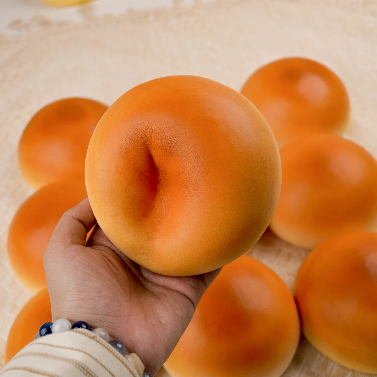 Large  Steamed Bun Model Extruded Food Model And Color steamed Bun Model With Slow Rise And Slow Rebound Can Relieve Pressure