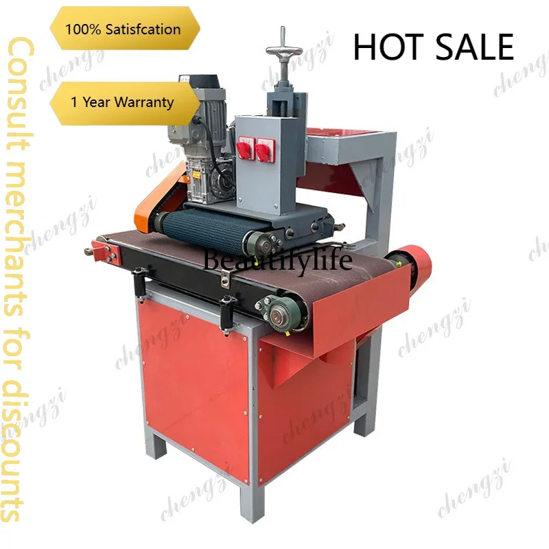K182 Woodworking Short Material Sanding  Flat Polishing Chess Bamboo Wood Crafts Sanding  Sand Belt Machine