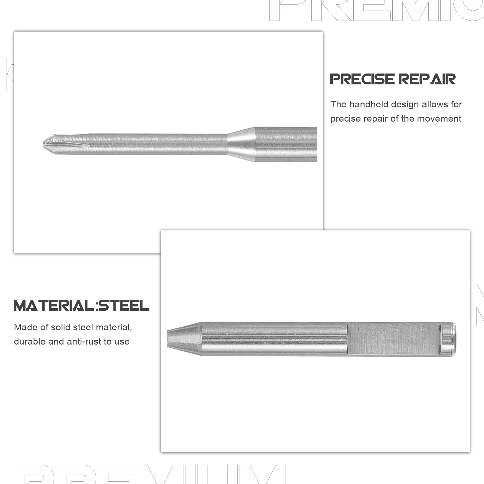 Cross Head Screwdriver for Glasses Repair 1.2mm Precision Stainless Steel Tips Watch Clock Tools Mini Eyeglasses Kit Fix