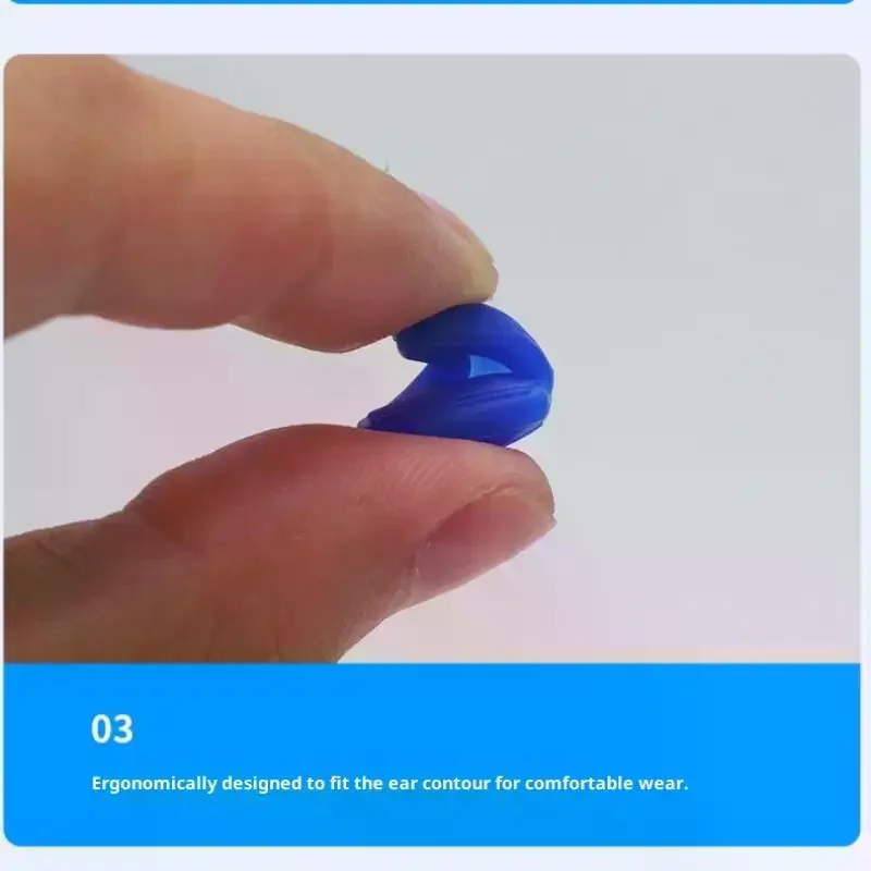 5Pairs نظارات الأذن قبضة الرياضة النظارات الأذن هوك سيليكون مكافحة زلة نظارات مريحة آمنة معبد نصائح كم التجنيب حامل #2