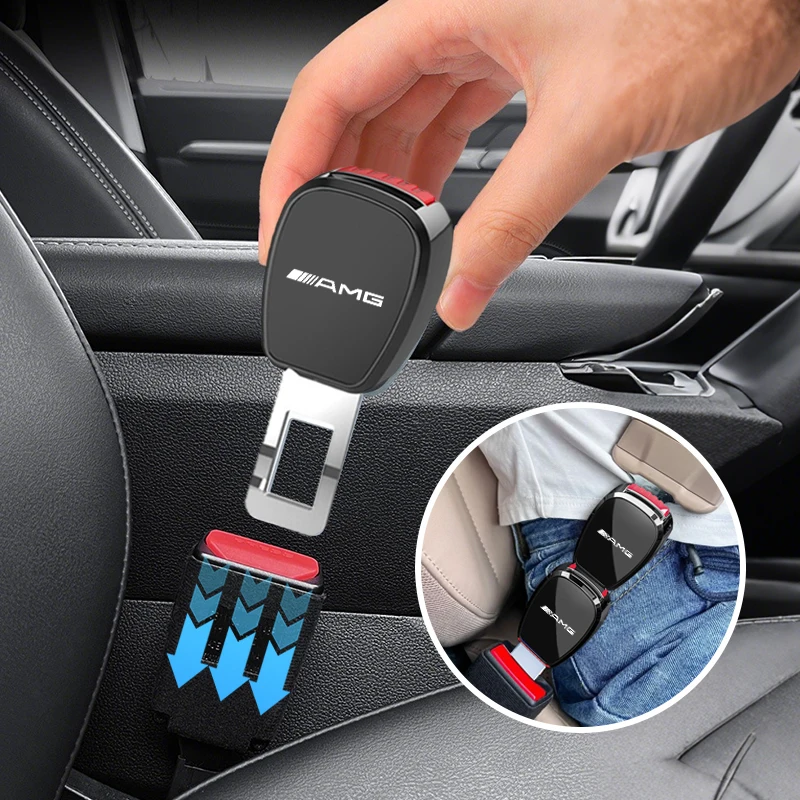 Car Seat Belt Clip Extender Safety Seatbelt Lock Buckle Plug For Mercedes Benz AMG W205 W204 W203 W111 W168 W213 W210 W222 CLK
