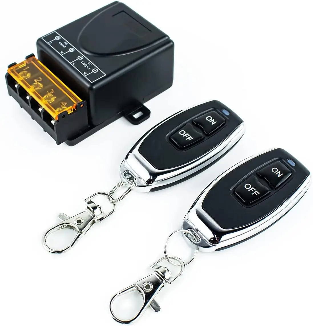 

AC220V Hign Power On off Remote Control 433Mhz Remote Control Switch Transmitter for Water Pump Motor LED/Electric Appliance