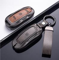 Car Zinc Alloy Fob Smart Remote Key Case Cover Holder For Tesla Model 3 Model S Model Y Model X Protector Keychain Accessories