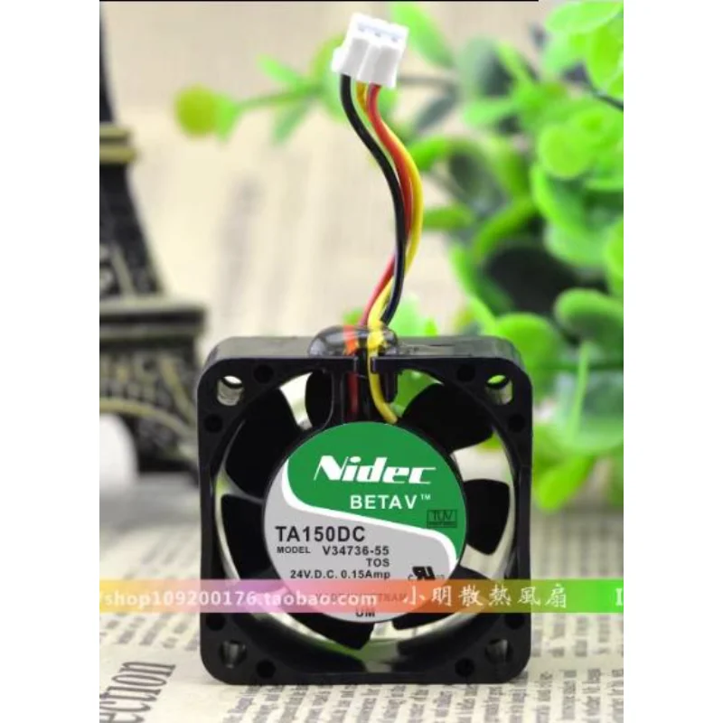 New Cooler Fan for NIDEC TA150DC V34736-55 24V 0.15A Frequency Converter Cooling Fan 4CM 4020 40×40×20mm