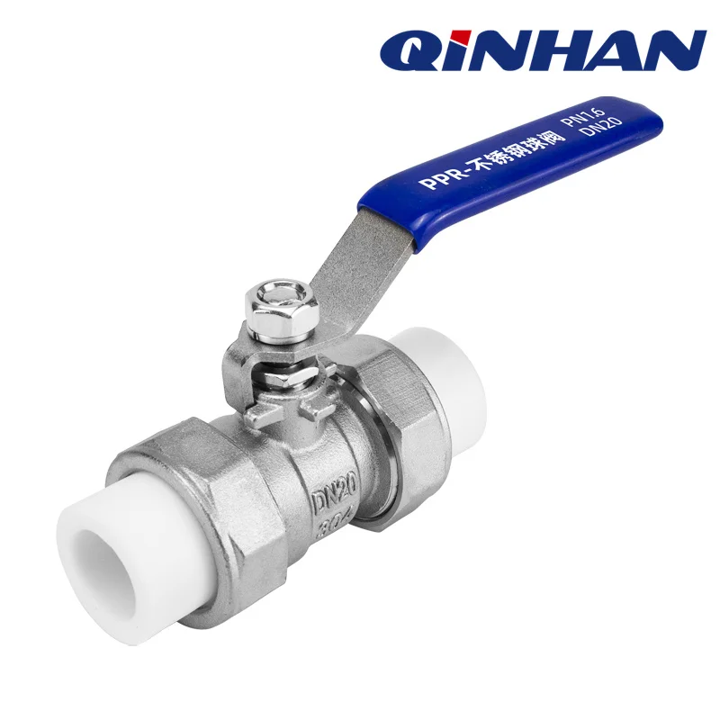 

PPR шаровой кран с двойным фиксатором, шаровой кран из нержавеющей стали для сварки термоплавкой, водопроводная труба, переключатель нагрева воды, клапан термоплавкого свади