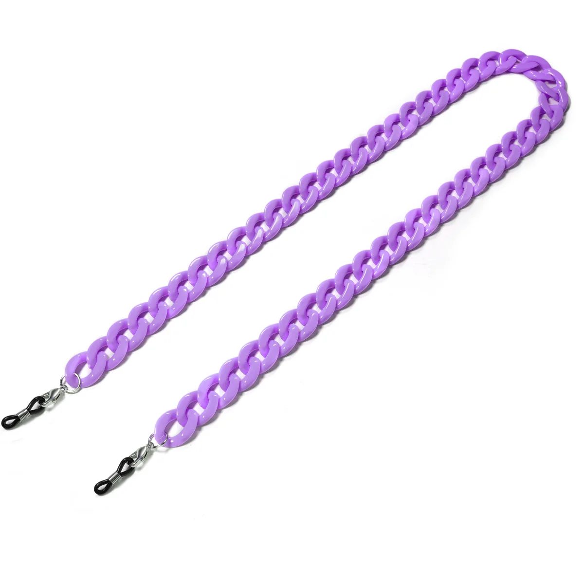 2022 Hitam Rantai Besar untuk Kacamata Masker Rantai Kacamata Akrilik Rantai Kacamata Baca Rantai Pria Wanita