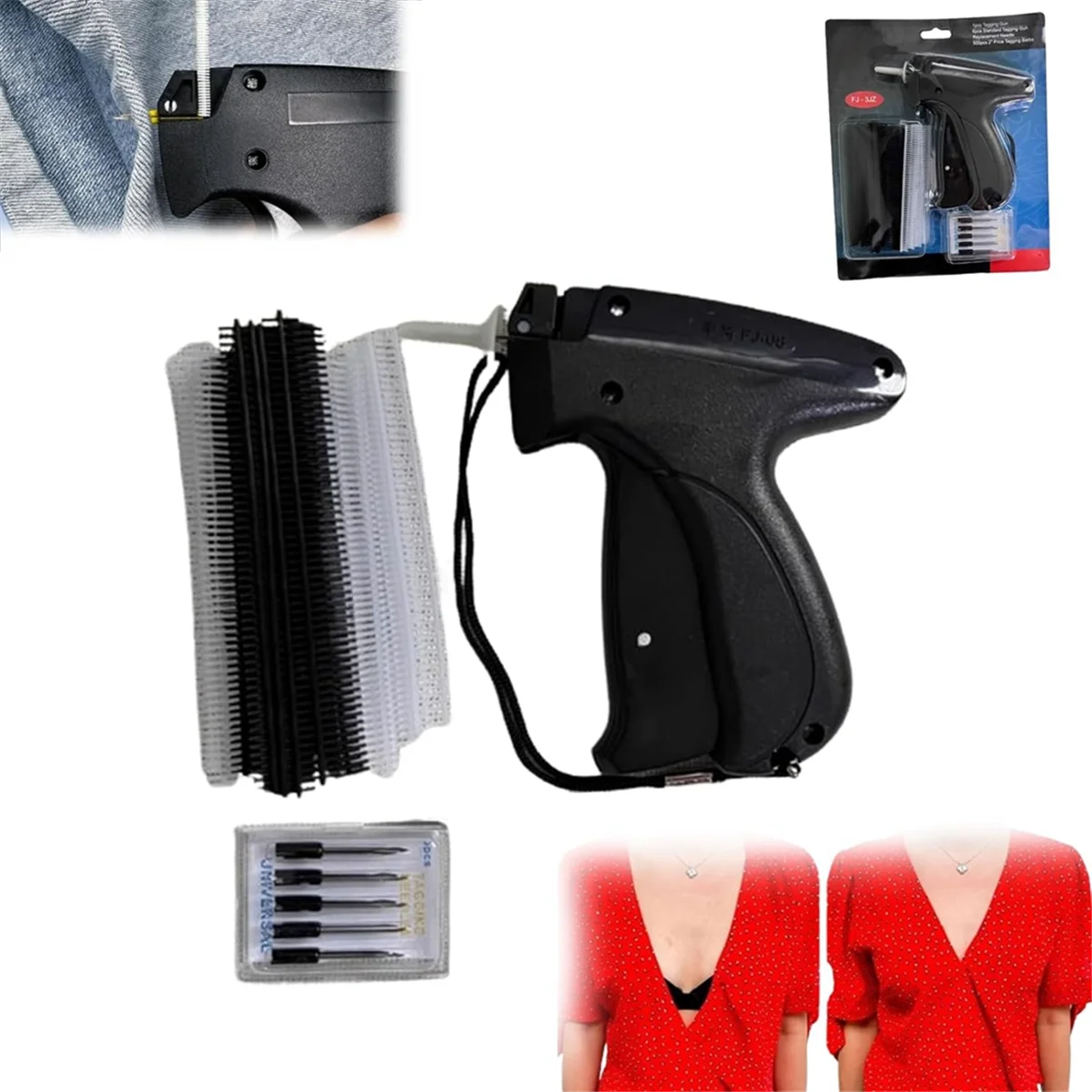 เครื่องซ่อมเสื้อผ้าด่วน, ปืนตควิลท์, MINI Stitch-hemming-Gun สำหรับเสื้อผ้า