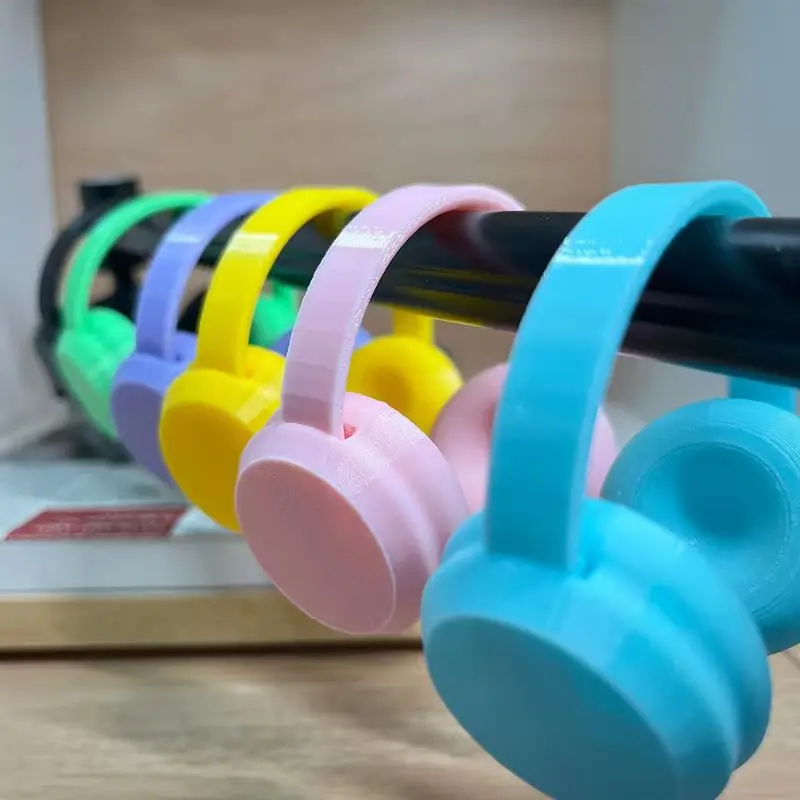 Mini Headphones For Labubu Doll Accessories Decoration Colorful Headphones Diy Doll Ornament Suitable For 15/17cm Dolls Toy Gift