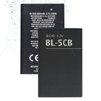 Mobile Phone Battery BL-5CB 800Mah For Nokia 3108 2135 6086 6108 6230 6820 7610 N72 N91 100 101 103 105 109 111 113 1000 1282