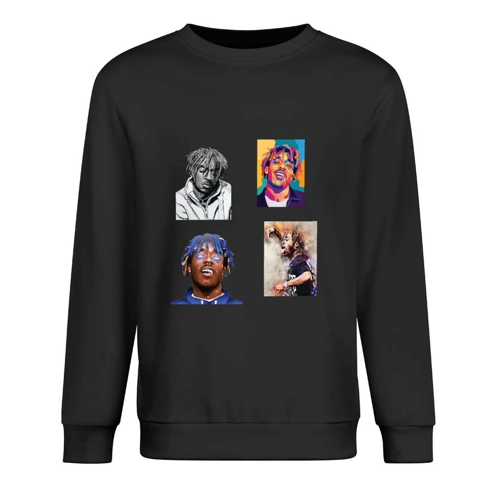 Group Stickers lil uzi Pullover men's clothing male clothes graphic t shirts men men clothing men's sweatshirts