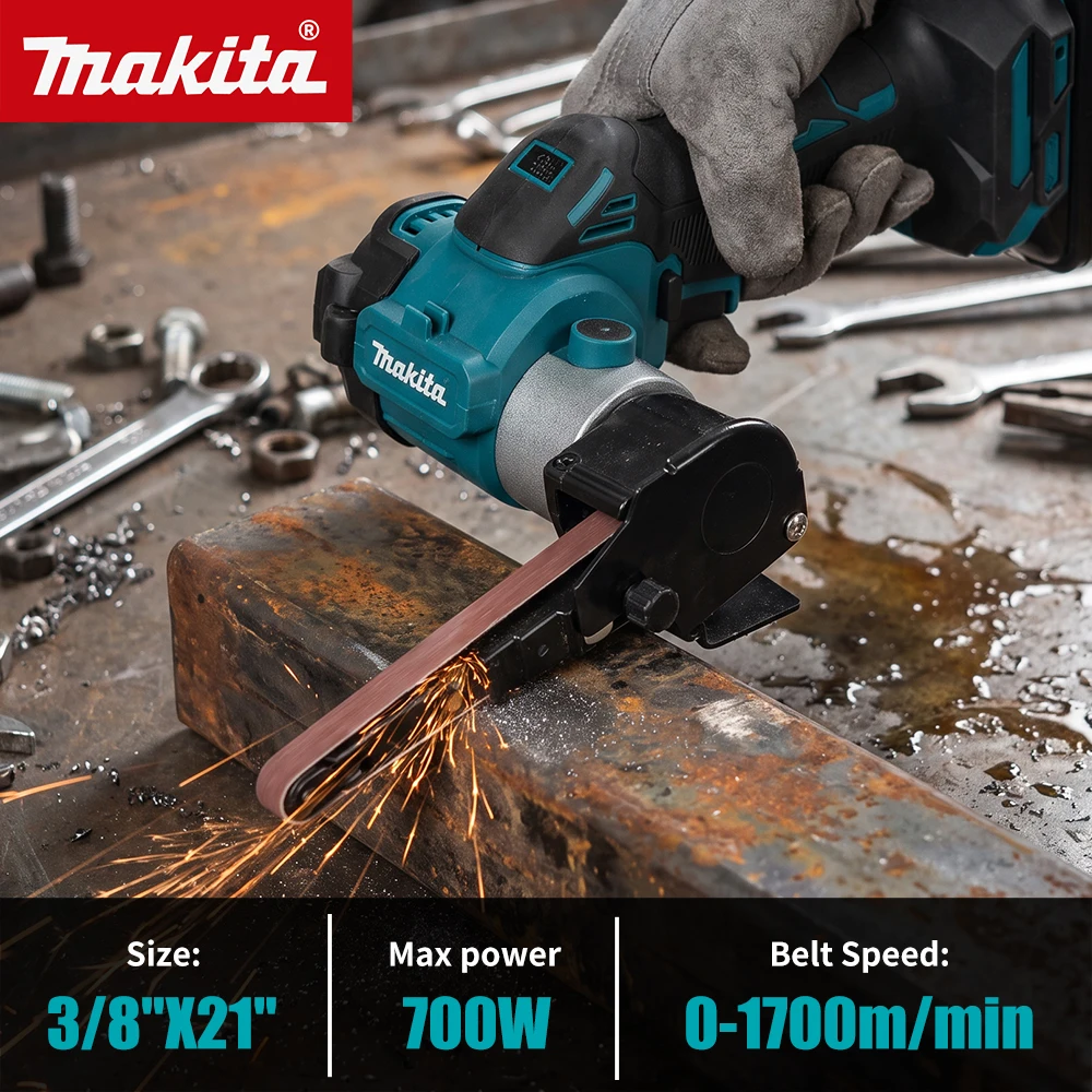 Brushless Electric Belt Sander Cordless Sander Polisher With Belts Wood Metal Work Power Tools.DBS180Z