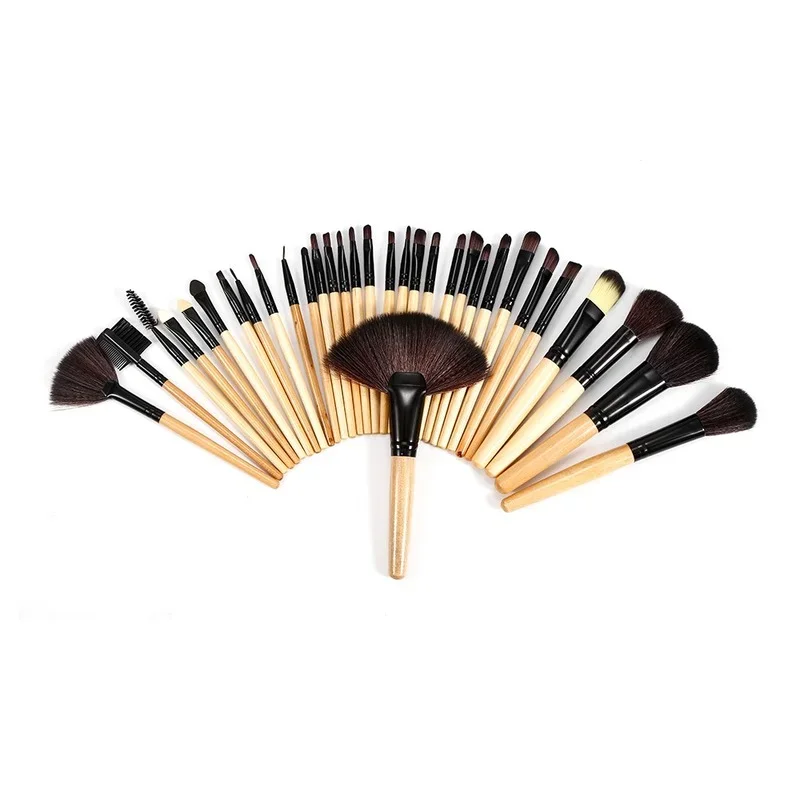 32PCS Cosmetics Make up Tool Make Up Brushes Pencil Contour Foundation Powder Eyeshadow Lip Blush Brushes with Bag