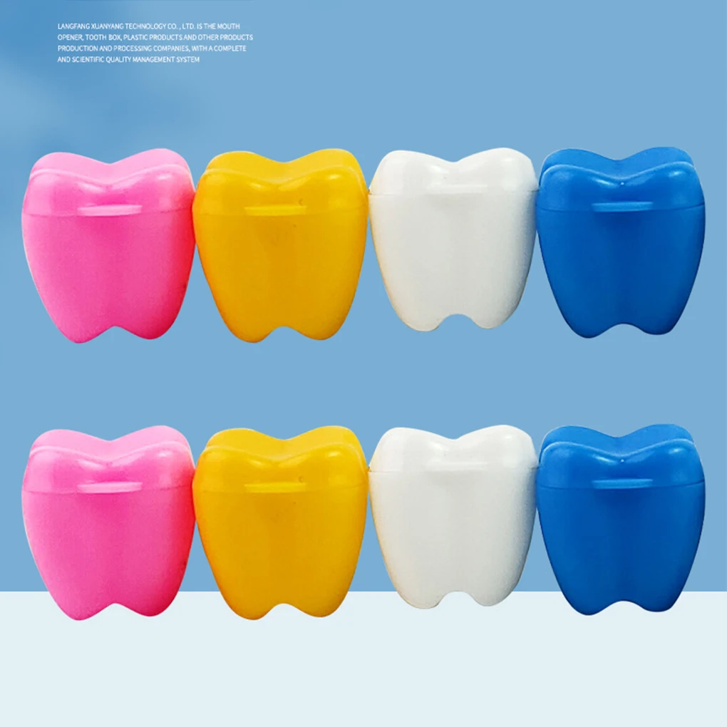 10 Pieces Color Random Baby Tooth Boxes Assortment Teeth Case Container