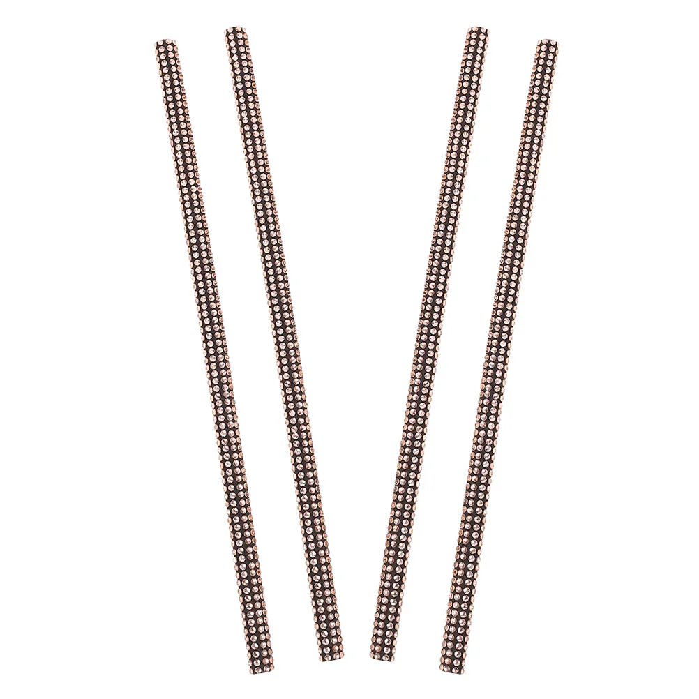 

4Pcs Car Strip Vent Trim Rhinestone Dashboard Outlet Cover Universal Fit Interior Vent Trim Strips Strips
