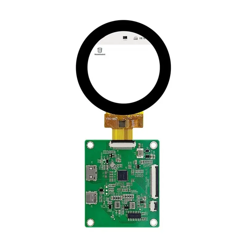 

[LXYA68Z!] Круглый TFT LCD IPS HD дисплей с драйверной платой, совместимой с Raspberry Pi 5/4B