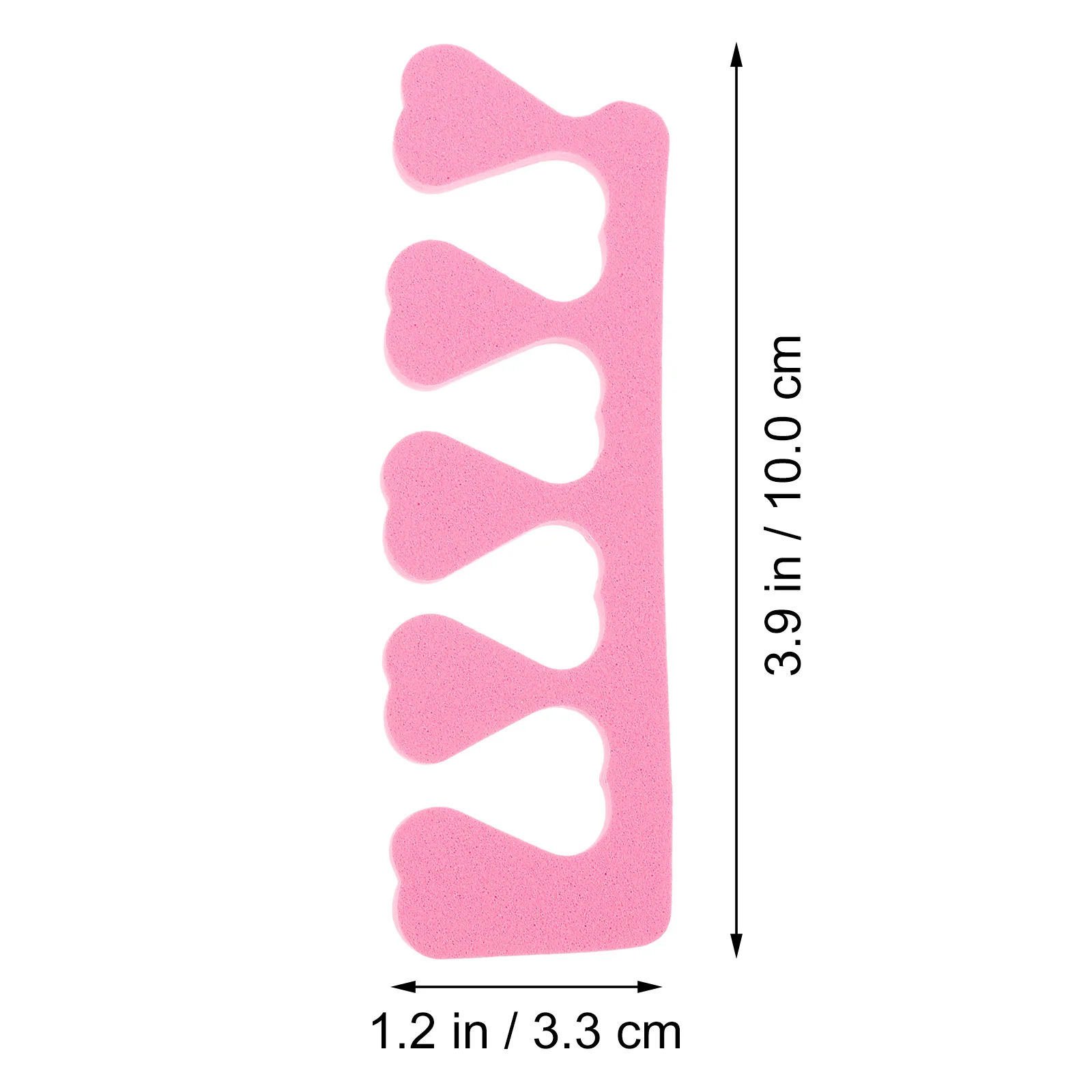 100개입 EVA 네일 발가락 분리기 페디큐어 도구 세트 매니큐어 네일 아트 케어 랜덤 컬러 발가락 분리기 페디큐어