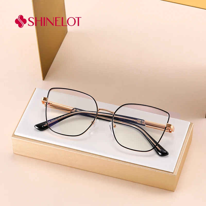 

81528 High End Cat Eye Eyeglasses Frame Eye Protection Female Glasses Full Frame Korean Style Best-Selling Eyewear