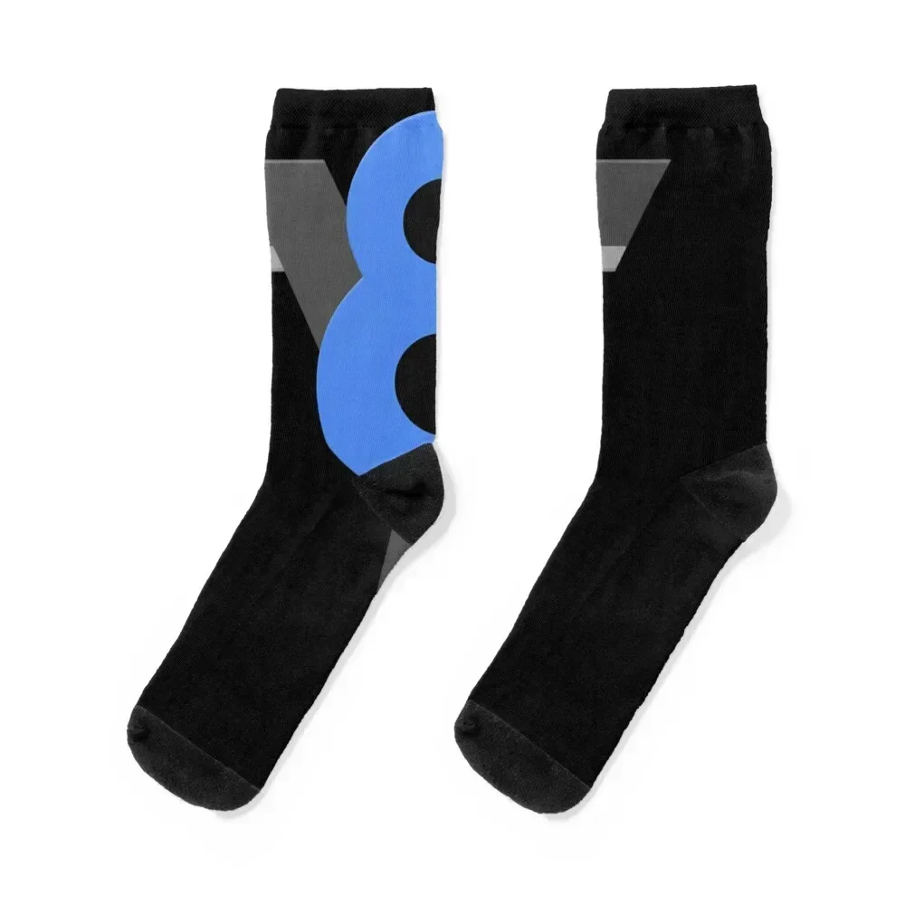 V8 JavaScript Engine Logo Perfect Gift Socks snow Hiking boots funny gifts designer Man Socks Women's