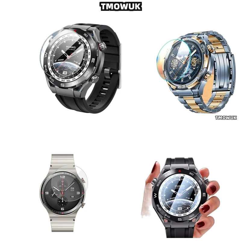 

For Huawei WATCH GT2 GT3 GT4 GT5 Pro Cyber Ultimate 41 42 43 46mm - 9H Hardness Tempered Glass, HD Clear, Anti-Scratch & Sensiti