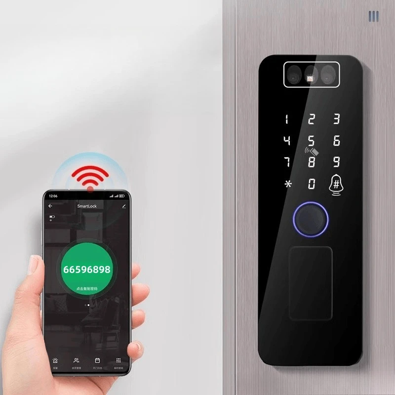 

Facial recognition smart door lock fingerprint lock smart lock