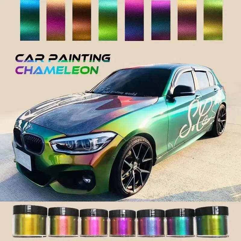 Super Hypershift chameleon Car Paint Colorshift pearl pigment powder optical variable color powder color Shifting  pigment