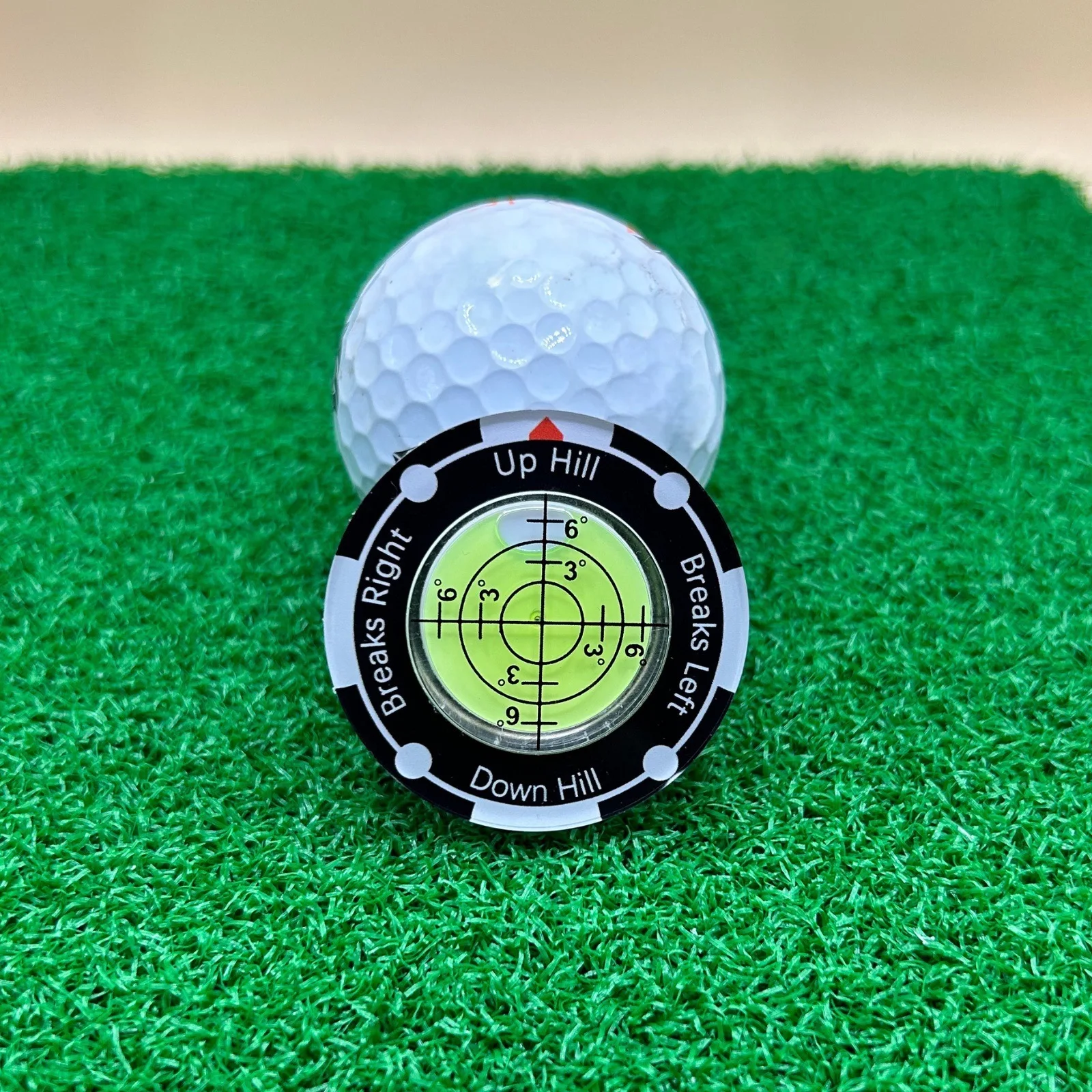 Golf Putting Green Reader Level Bubble Round Bullseye Spirit LevelSlope Finder Golf Training Aid Putt Ball Marker Alignment Tool