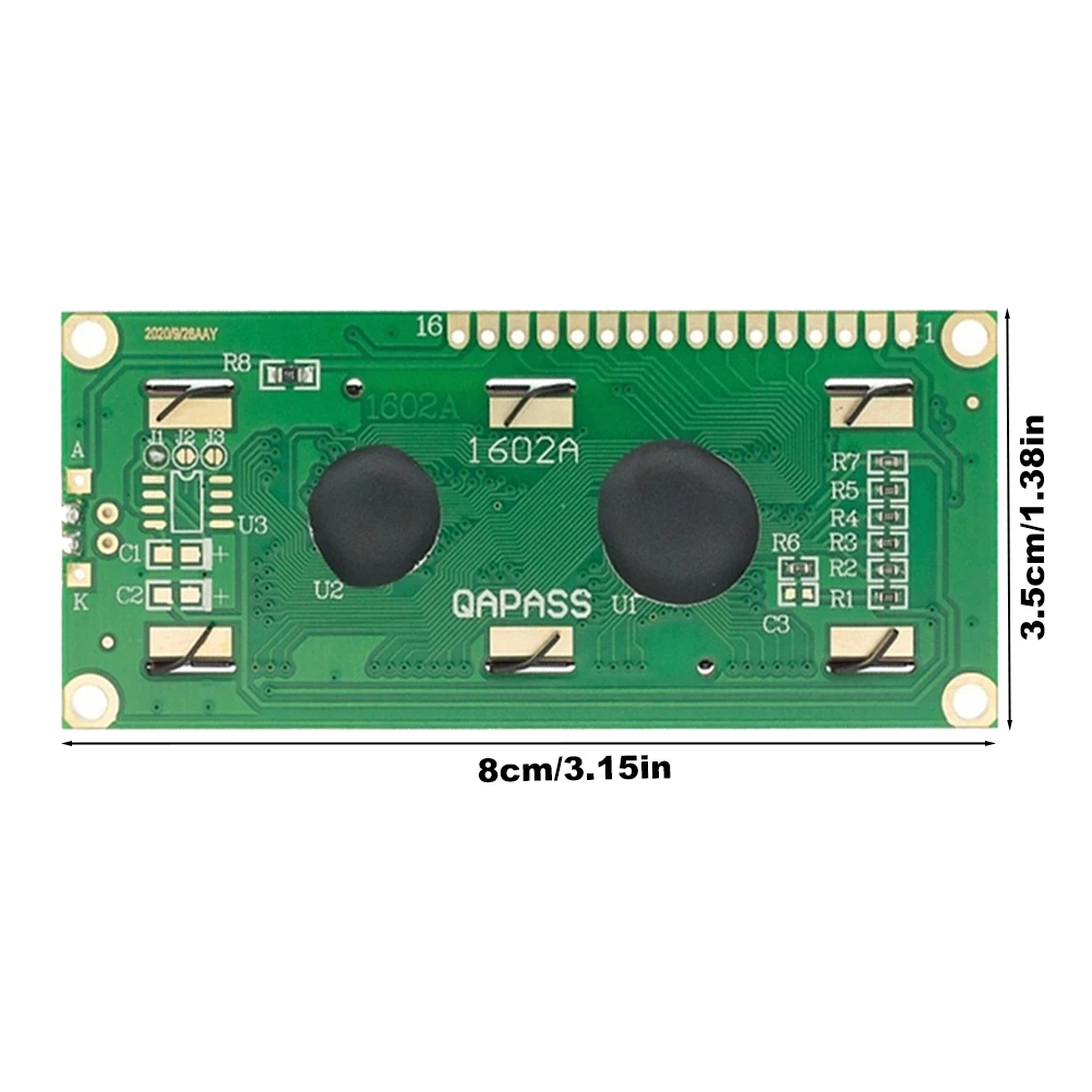 LCD1602 1602 وحدة LCD IIC I2C واجهة HD44780 وحدة عرض الكريستال السائل 5 فولت 16x2 حرف شاشة زرقاء خضراء لاردوينو