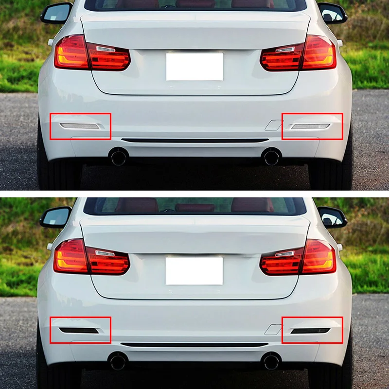 Rear Bumper Reflector Lens Auto Rear Reflective Strips Fit For BMW F30 F31 320i 325i 328i 330i 335i F32 F33 420i 428i 430i 435i