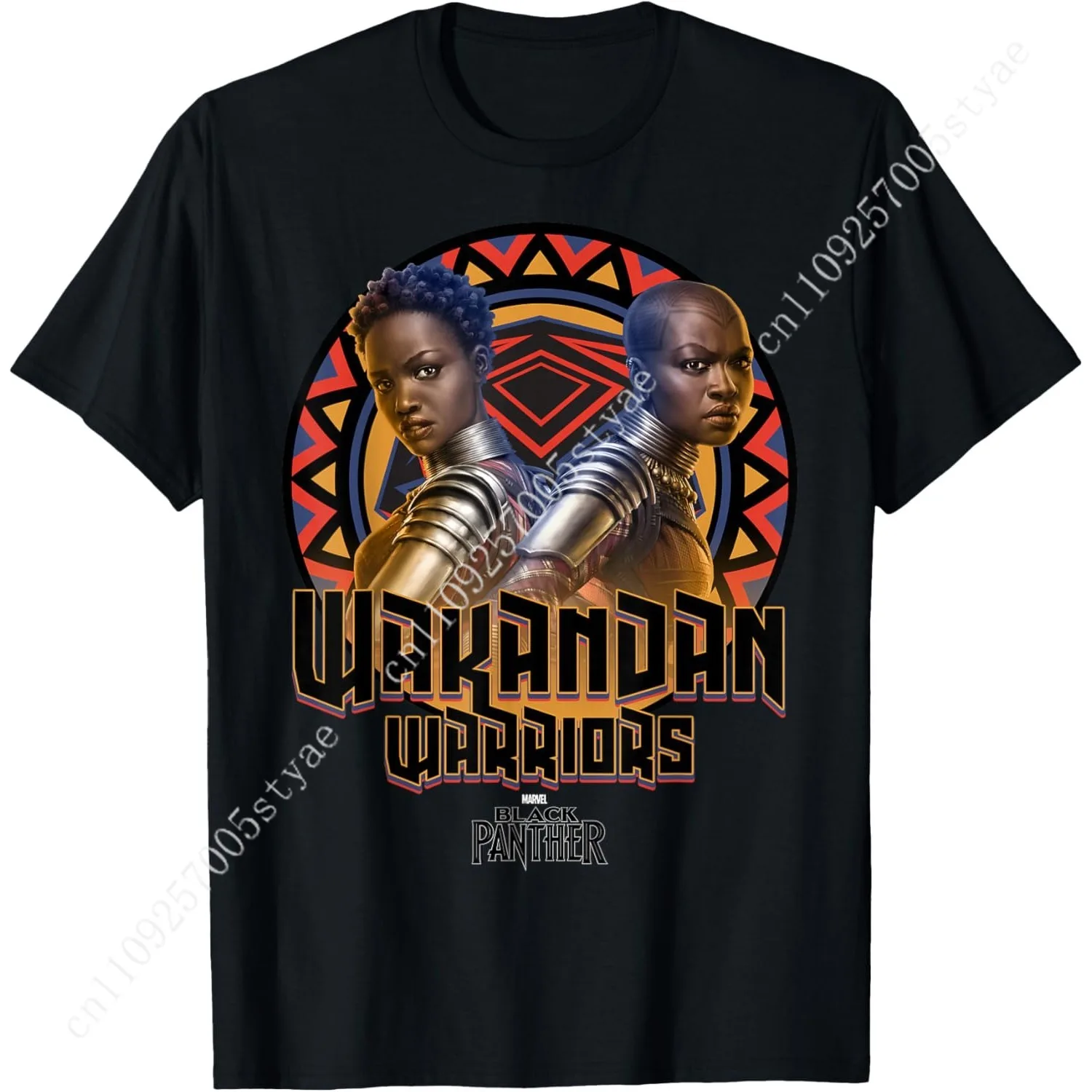 

Marvel Black Panther Movie Warrior Circle Graphic T-Shirt T-Shirt Cosplay