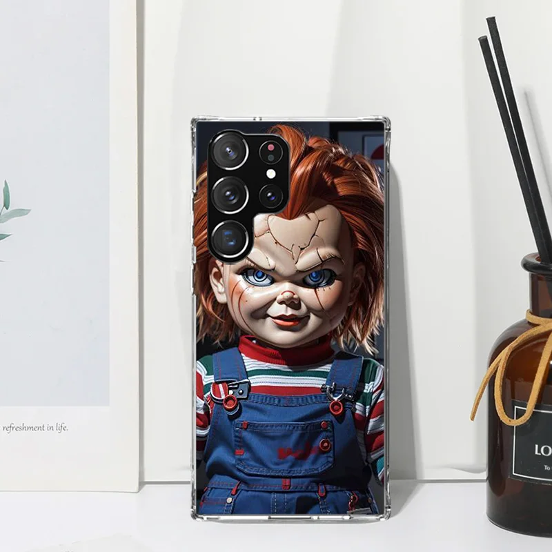 Chucky Doll Horror Movie Phone Case For Samsung Galaxy S26 S25 Edge S24 FE S23 S22 Ultra S21 Plus S20 + Art Fundas Back Cover Ga view 5